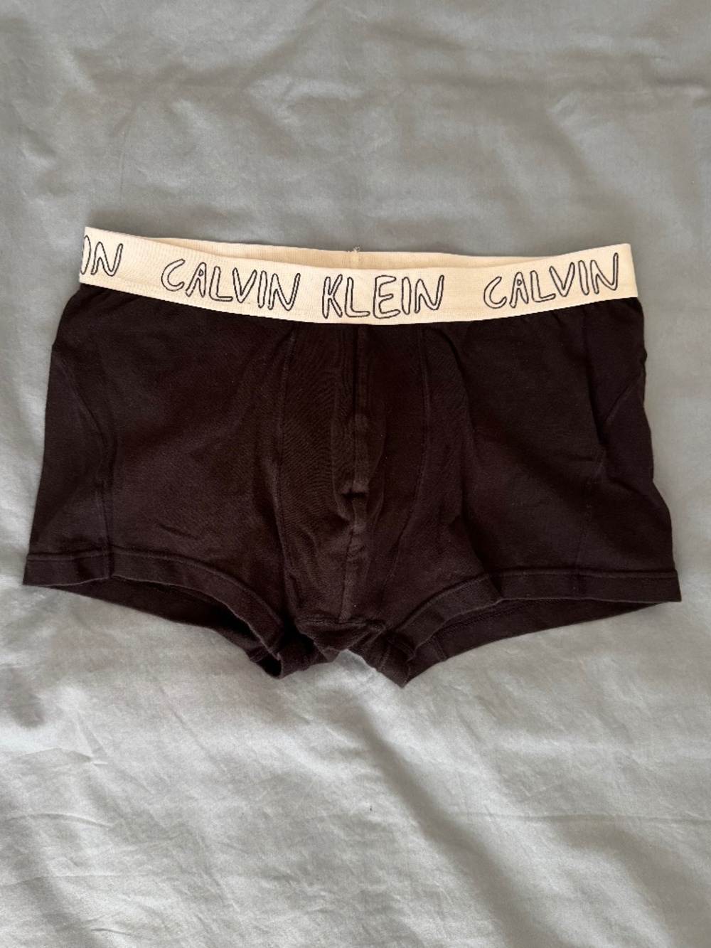 Calvin Klein Flexible Fit Low-Rise Trunks - Black - Small